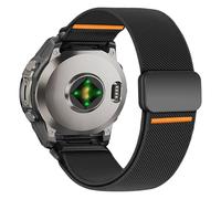 Bracelet en nylon pour Garmin Fenix Watch, bracelet magnétique élastique, 26mm, Nylon, Pas de pierre précieuse