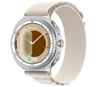 Bracelet en nylon pour Samsung Galaxy Watch 8/8 Classic Alpine Loop Design Beige