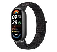Bracelet en nylon pour Xiaomi Mi Band 9/Xiaomi Mi Band 8 pour homme et femme, bracelet de rechange extensible en tissu élastique réglable pour Xiaomi Smart Band 8/Xiaomi Smart Band 9, taille unique