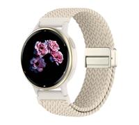 Bracelet en nylon réglable avec boucle, Compatible with Samsung Galaxy Watch Band 7/FE/6/5/4/3 & Watch 5 Pro & 6/4 Classic & Gear S3/S2, (20mm & 22mm), fermeture magnétique, Lumière d'étoile