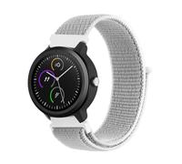 Bracelet en nylon souple de 20 mm pour Garmin Vivoactive 3/3 Music/Venu/Venu 2 Plus/sq/sq 2/Forerunner 245/645/55, bracelet de montre de rechange en nylon souple pour Garmin Vivomove HR (gris)