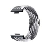 Bracelet en nylon tissé Pour Huawei Watch Fit3 Fit4 Fit4Pro Connecteurs spécialisés band de remplacement Bracelet de sport respirant Accessoires(Colorful Black,For fit 3)