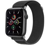 Bracelet en nylon Trail pour Apple Watch Series 1 à 9 / SE (38/40/41 mm) | Series 10 (42 mm) - Noir pur