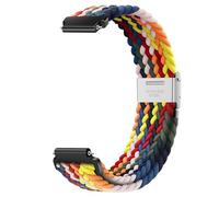 Bracelet en Nylon tressé de 14mm, accessoires de réglage en métal, boucle arrière à pression, Bracelets de montre for hommes et femmes, bracelet de montre remplaçable (Color : 06, Size : 14mm)