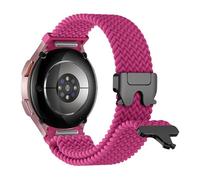 Bracelet en nylon tressé réglable de 20 mm pour Samsung Galaxy Watch 7 6 5 4 40 mm 44 mm/6 4 Classic 46 mm 42 mm 47 mm 43 mm/FE/5 Pro 45 mm homme/femme, bracelet sport tressé réglable pour Garmin