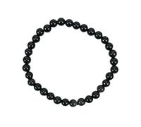 Bracelet en Obsidienne œil céleste AAA | Boules 6mm
