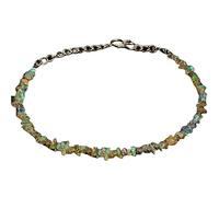 Bracelet en opale éthiopienne brute de 3 à 4 mm, perles brutes, 17,8 cm, fermoir réglable plaqué argent, pour hommes et femmes | LK_STACK_02834