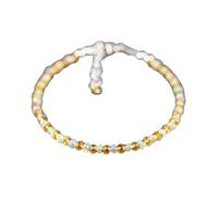 Bracelet en opale Welo et citrine éthiopiennes, perles rondes de 2,5 à 3 mm, à facettes et à taille lisse, fermoir plaqué argent réglable de 17,8 cm, pour hommes et femmes | LK_STACK_07576