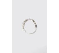 Bracelet en perle homme - argent - ONE SIZE, argent