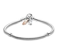 Bracelet en perles de chaîne en os de serpent, décoration de chaîne en zircon à deux tons, décoration de poignet exquise en zircon incrusté, convient pour les Rencontres, les fêtes et les cadeaux