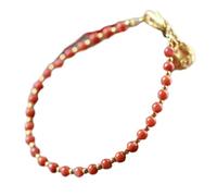 bracelet en perles de jade, Bracelet de richesse du Sud, pendentif authentique en or 14 carats, amulette Reiki cristal, porte-bonheur et protection contre les mauvais esprits, cadeau inspirant