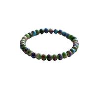 Bracelet en perles de riz ultra fines de 6 mm - Bijoux d'été en céramique pour femme, accessoire de style chinois fabriqué à la main, 6 mm, Céramique