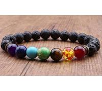 Bracelet en pierre de lave pour les chakras : 2