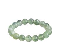 Bracelet en pierre de raisin for femmes et hommes, perles vrac, vert fluorescent, bracelet dégradé