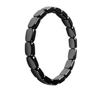 Bracelet en pierre d'hématite naturelle, bijou de poignet pour graduation, mariage, anniversaire, petit ami, petit ami, tendance au quotidien, retrouvez votre confiance innée et votre motivation