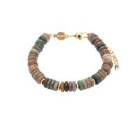 Bracelet en pierres Agate Indienne femme Sloya Blima Vert 16,5/20 cm