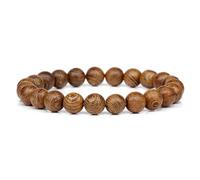 Bracelet en pierres jaunes, oranges et marron, perles de 8 mm, bijoux guérison cristal, cadeaux for hommes femmes(21cm,S)