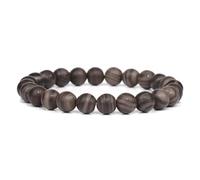 Bracelet en pierres jaunes, oranges et marron, perles de 8 mm, bijoux guérison cristal, cadeaux for hommes femmes(23cm,O)