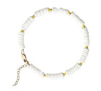 Bracelet en pierres précieuses fait à la main - Accessoire perlé Boho pour les rassemblements | Sphères minérales polies avec filetage élastique et tons terreux pour Halloween, fête du Nouvel An et mo