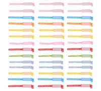 Bracelet en Pvc Jaune 100 Pièces pour Identification Garçon et Filles