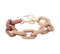Bracelet en résine - Bracelet chaîne maillée en résine de couleur vive mate | Bracelets de plage minimalistes tendance d'été pour femmes, bijoux Preppy Tumotsit