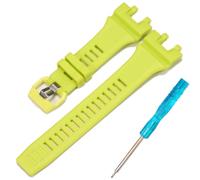 Bracelet en résine compatible avec Casio GBA900 GBA-900 - Bracelet de montre de sport pour homme - Étanche - En caoutchouc - Accessoires de montre (vert fluo)