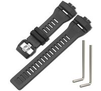 Bracelet en résine compatible avec Casio GBD200 Square GBD200UU-9 GBD-200-1JF GBD200-9 pour homme - Bracelet étanche (noir)
