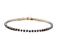 Bracelet en saphir bleu de 2,5 mm, perles à facettes en forme de rondelle, fermoir plaqué argent de 17,8 cm, pour hommes et femmes | LK_STACK_01536