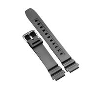 Bracelet en silicone 18 mm compatible avec Casio W218H SGW-300/400 MRW-200 AE-1200WH, bracelet caoutchouc universel, souple et confortable(Grey)