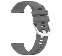 Bracelet en silicone 18 mm, Huawei Watch GT 4 41 mm, Garmin Venu 3S, LG Watch Gray