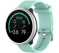 Bracelet en silicone 20 mm souple cyan pour votre Polar Ignite Smart Watch G