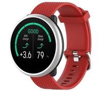 Bracelet en silicone 20 mm souple rouge pour votre Polar Ignite Smart Watch G