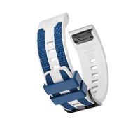 Bracelet en Silicone 22 26mm Pour Garmin Quatix 8/Fenix8/Tactix 47/51mm 7 7X 6 6X Pro Forerunner 970 965 Enduro 3 2 bracelet de remplacement(White blue,22mm MARQ series)