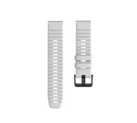 Bracelet En Silicone 22mm Adapté For Garmin Descent G1 Solaire/EPIX/instinct 2/Forerunner 945 745/MARQ/Fenix 5 Plus Bracelet De Montre(White,For Descent G1)