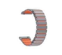 Bracelet en Silicone 22mm Pour Huawei Watch GT 6 5 Pro 4 46mm Runner2 Ultimate 2 bandes de remplacement Bracelet de sport Correa(Grey Orange,For GT5 46mm)