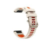 Bracelet en Silicone à dégagement rapide 22mm 26mm Pour Garmin Fenix 8 7X 7 6X 6 Pro 5X 5 Plus Instinct Tactix8 7pro(Starlight orange,22mm(7/6/5))