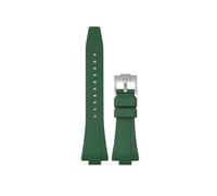 Bracelet en Silicone adapté à for Tissot PRX, série 35MM/40MM, for hommes et femmes, bracelet en caoutchouc de remplacement décontracté et à la mode(Darkgreen01,35mm-11mm)