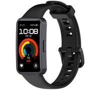 Bracelet en Silicone avec Boucle en Métal pour Huawei Band 9 & 8 Black