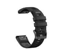 Bracelet en silicone bicolore for montre for Garmin Fenix E 8 7X 7 6 6X/Epix Pro Gen 2/Tactix(Black dark gray,22mm-instinct)
