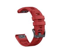 Bracelet en silicone bicolore for montre for Garmin Fenix E 8 7X 7 6 6X/Epix Pro Gen 2/Tactix(Red,26mm-Descent Mk1)