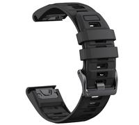Bracelet en silicone bicolore QuickFit 26 mm 22 mm pour Garmin Fenix E 8 7X 7 6 6X pour Epix Pro Gen 2 51 mm 47 mm pour montre Tactix, noir, 26 mm, pour Fenix 6X 6X PRO