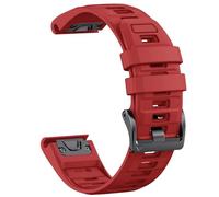 Bracelet en silicone bicolore QuickFit 26 mm 22 mm pour Garmin Fenix E 8 7X 7 6 6X pour Epix Pro Gen 2 51 mm 47 mm pour bracelet de montre Tactix, rouge, 26 mm, pour Epix Pro 51 mm