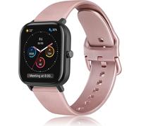 Bracelet En Silicone Compatible Avec Amazfit Bip U Pro/3/3 Pro, 20mm Bracelet De Remplacement Réglable Pour Bip/S/S Lite/Gts 4 Mini, Or Rose[Let9130124]