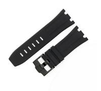 Bracelet en silicone compatible avec Audemars Piguet Royal Oak Offshore 15710 15703 Black 28 mm