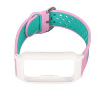 Bracelet en silicone de 20mm pour montre intelligente OPPO FREE, respirant, rose/vert/blanc