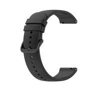 Bracelet en silicone de 22 mm pour montres Huawei/Samsung/Garmin Black
