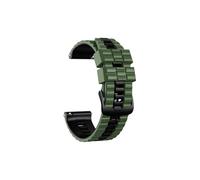 Bracelet en silicone de 22mm Compatible avec Amazfit GTR 4 3 Pro 2 e /GTR47mm /Amazfit Pace/Stratos(Army green black,For Amazfit Stratos3)