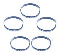 Bracelet en Silicone Drapeau Pays Lot de 5, pour Matchs de Football | Souple et Confortable à Porter, Usage International, Format, Accessoire Fan, Lot de Cinq Pièces