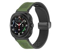 Bracelet en silicone en cuir pour Samsung Galaxy Watch Ultra 47 mm Band Magnéclement Sports pour Watch Ultra7 47 mm sans lacunes Bandoues