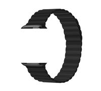 Bracelet en silicone for montre 46 mm, 42 mm, 49 mm, 45 mm, 41 mm, 44 mm, 40 mm, bracelet magnétique for séries 2, 10, 9, 8, 7, 6, SE, 5, 4, 3(06 black,42-44-45-49-46)